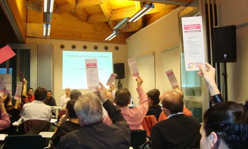 L'Assemblea General del CAB va posicionar-se a favor del dret a decidir