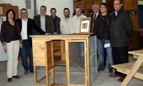 Signatura del conveni entre Areté i APM