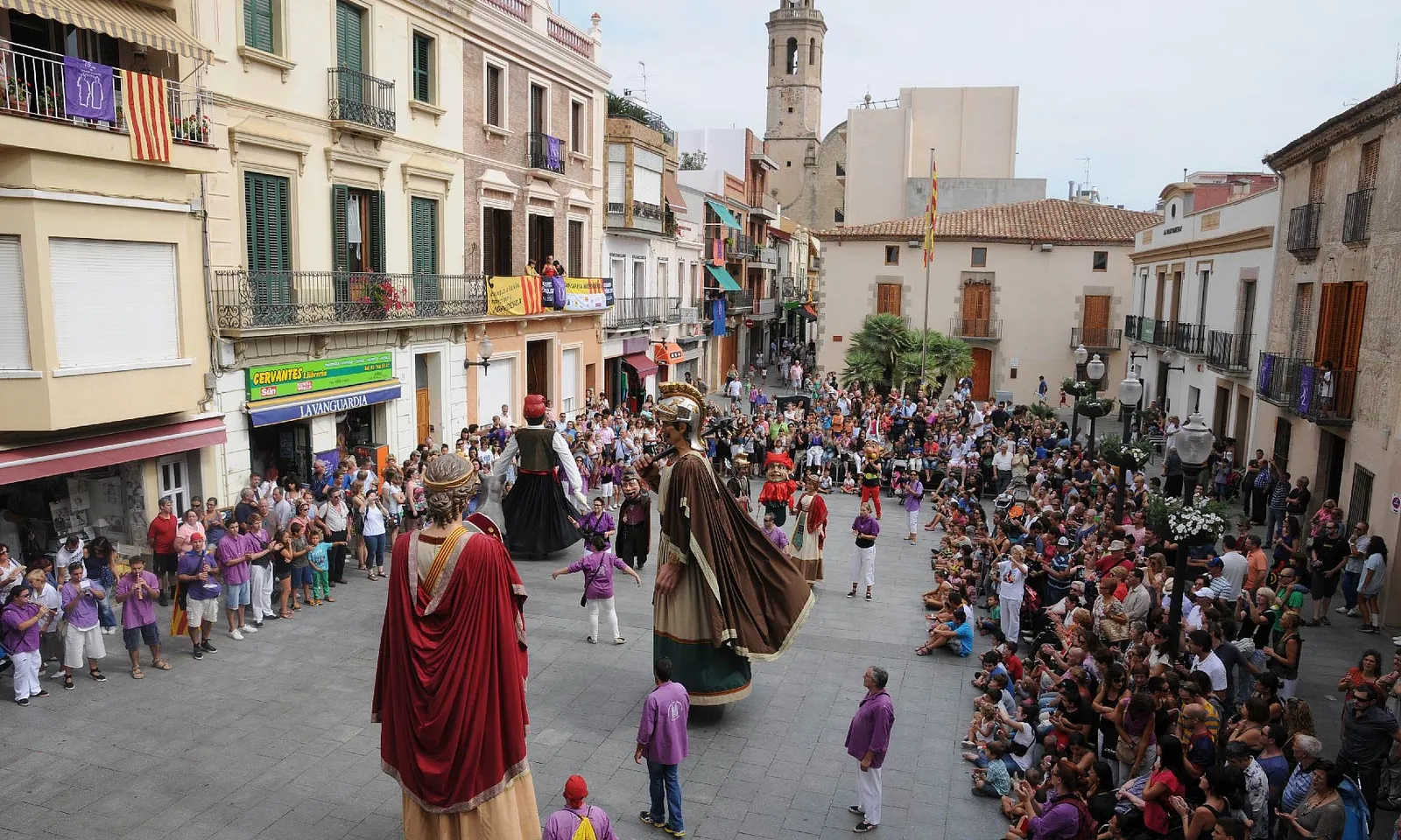Els gegants de Calella són els amfitrions de la trobada