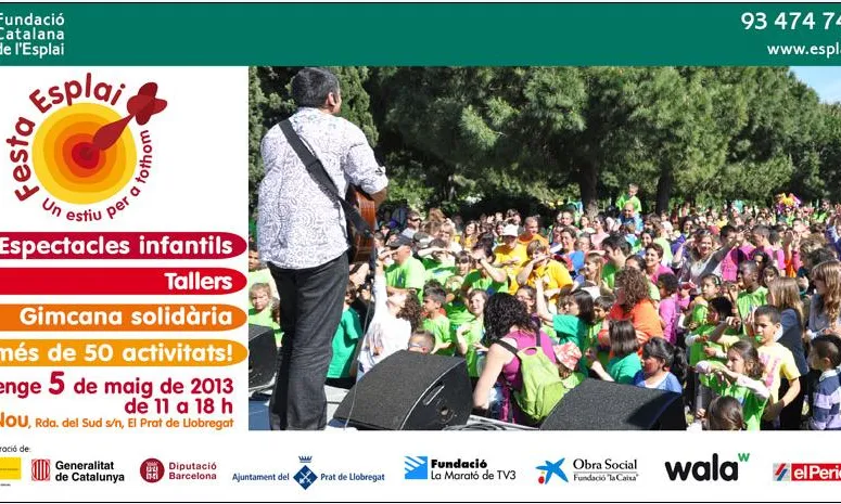 Cartell Festa Esplai 2013. Font: Fundació Catalana de l'Esplai