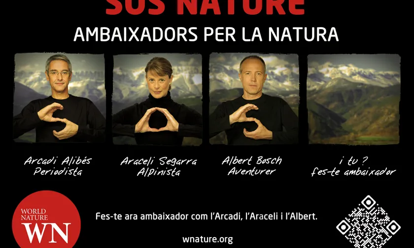 Imatge de la campanya "SOS NATURE Ambaixadors per la Natura"