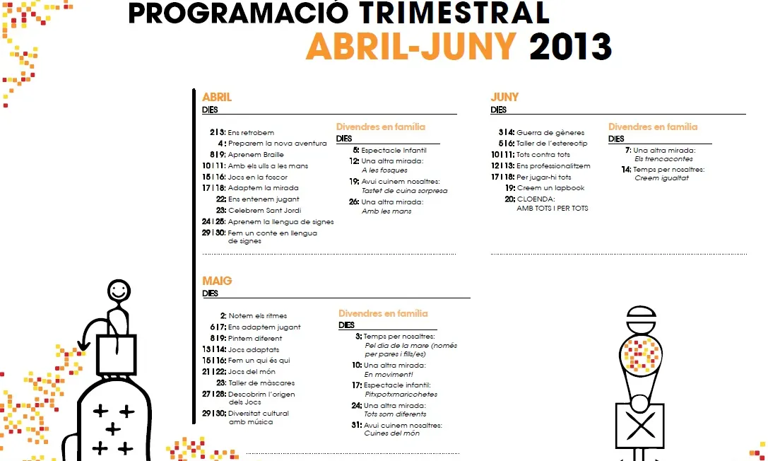 Programació Abril - Junt CIUrgell