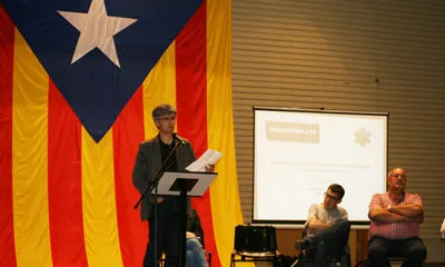 Les Cotxeres de Sants van acollir la presentació. Foto: www.el3.cat