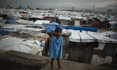 Camp de refugiats a Haití.