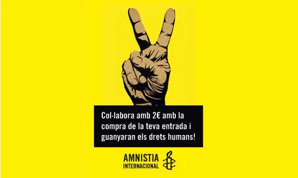 Col·laboració entre AI i el Festival Cruïlla per la defensa dels drets humans