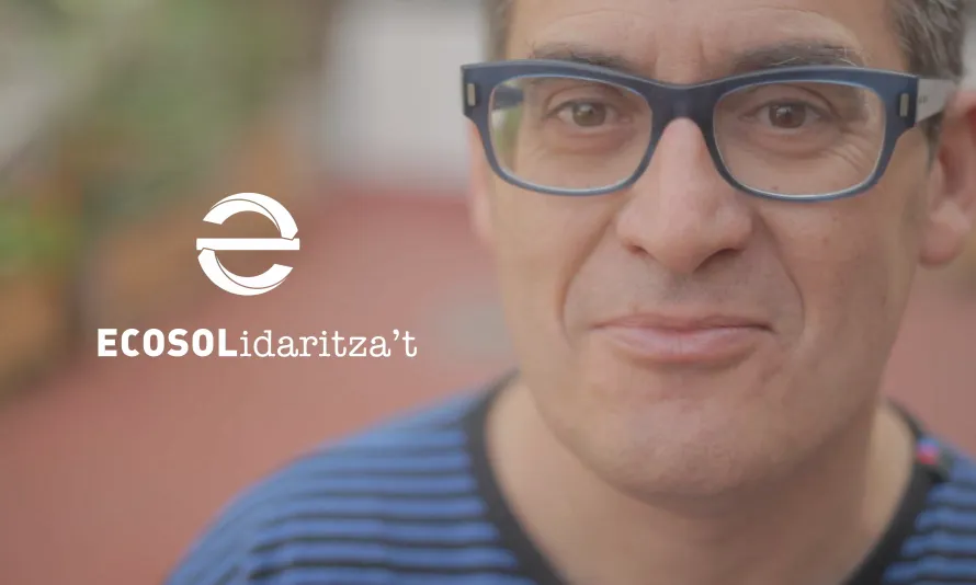 Fotograma del vídeo de la campanya ECOSOLidaritza't!