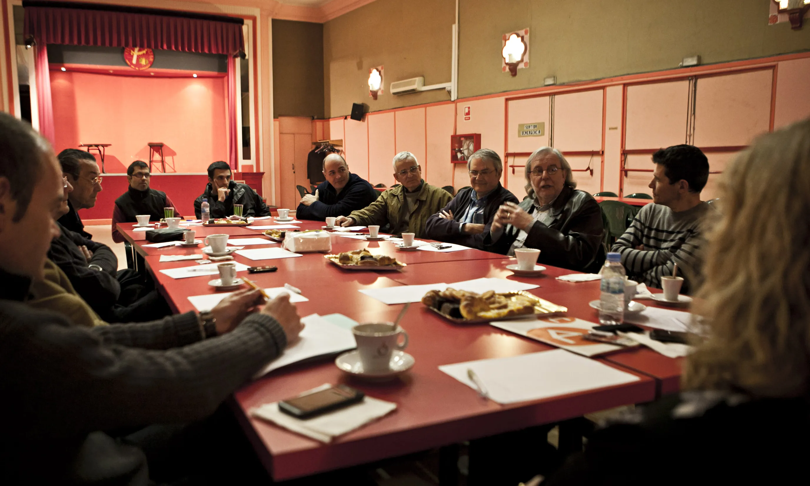Taula rodona sobre patrimoni a l'Ateneu Familiar de Sant Boi. Autor T. Galitó