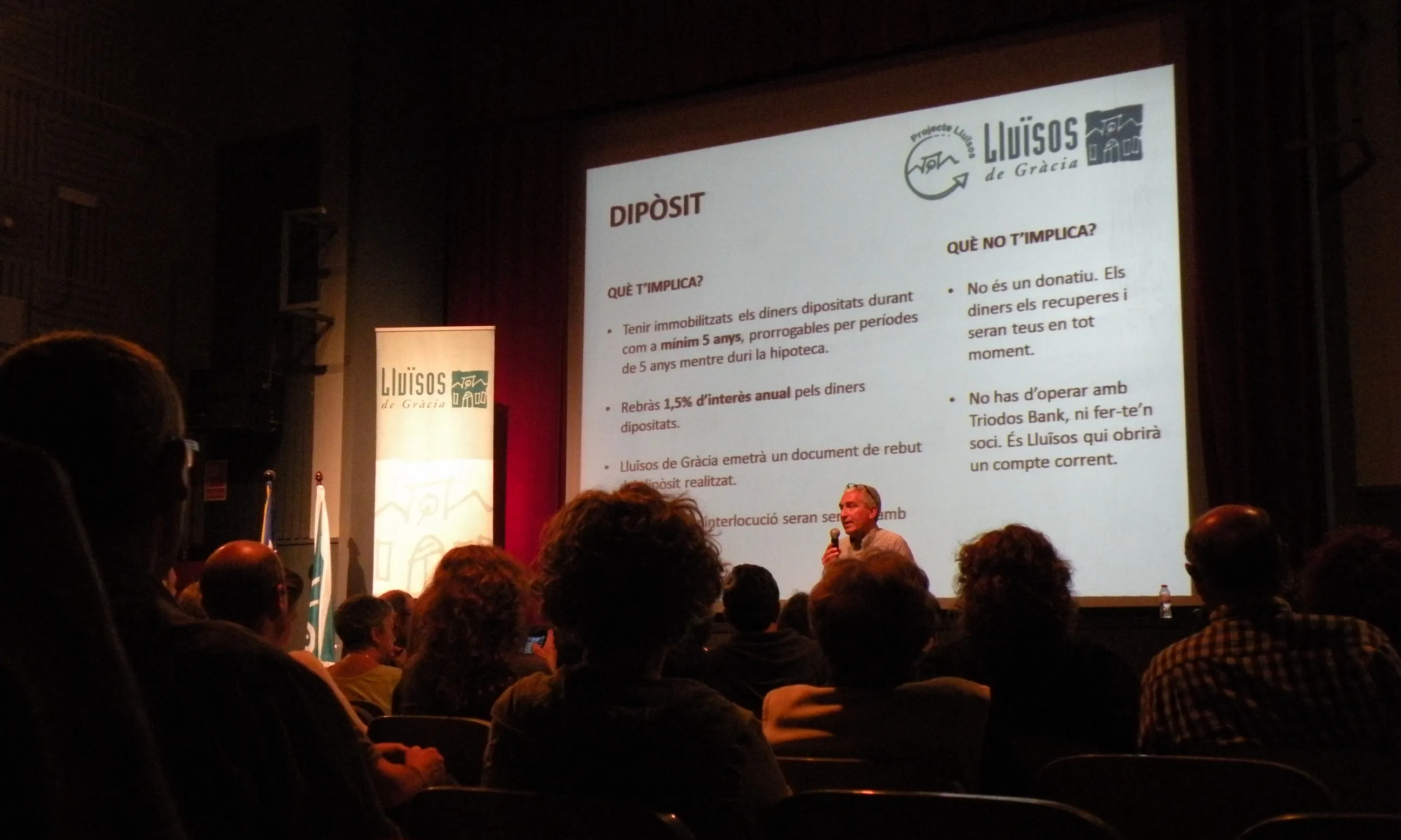 Reunió per explicar el projecte "Implica't amb els Lluïsos"