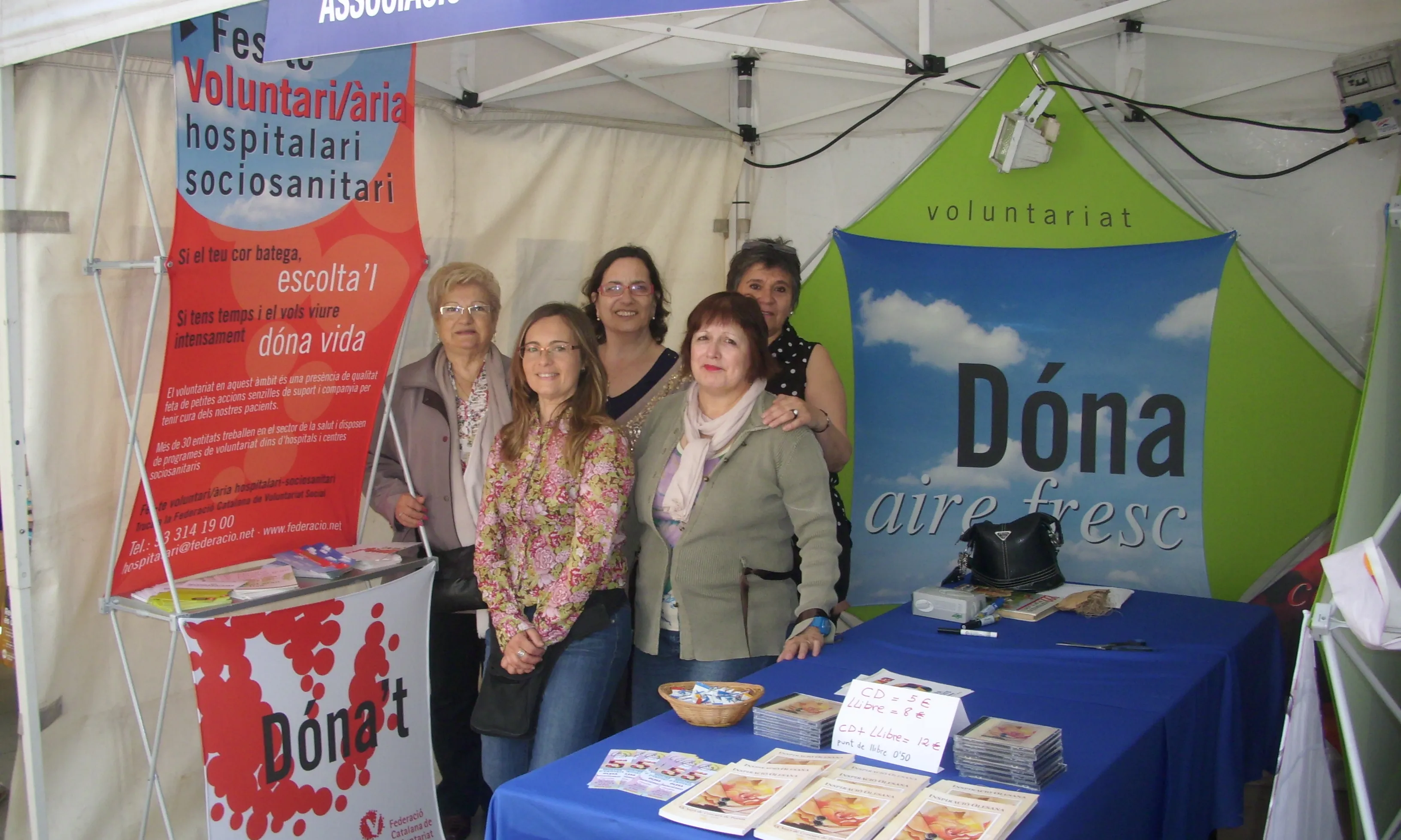 L'Associació de Voluntaris d'Olesa van promoure el voluntariat a la salut