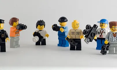 Playmobils amb càmeres. Font: Jonathan_W (flickr.com)
