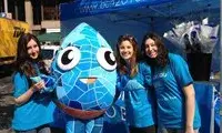 L'estand de la Gota Solidària es troba al Village Planeta Aigua.