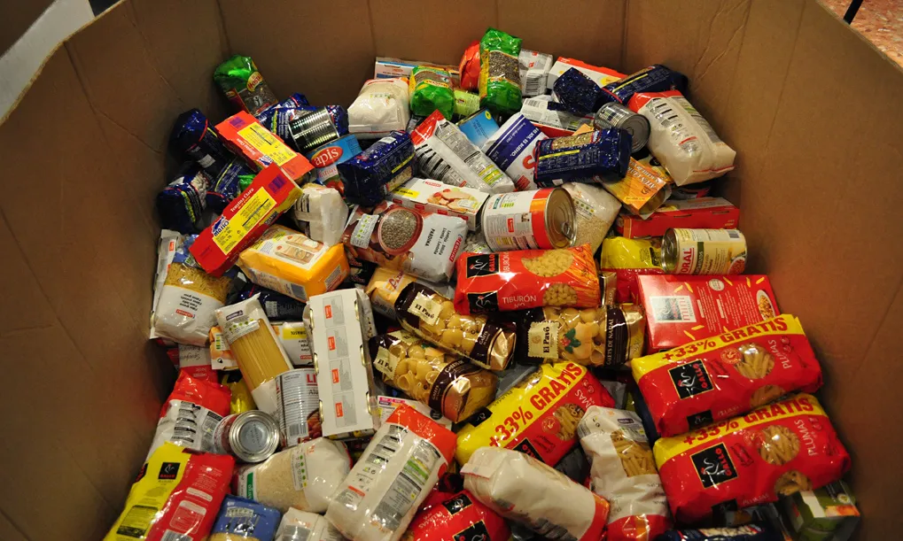 Recollida d'aliments. Font: Banc dels Aliments