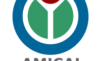 Logotip de Amical Wikimedia.Entitat que dona suport als usuaris de la Viquipèdia