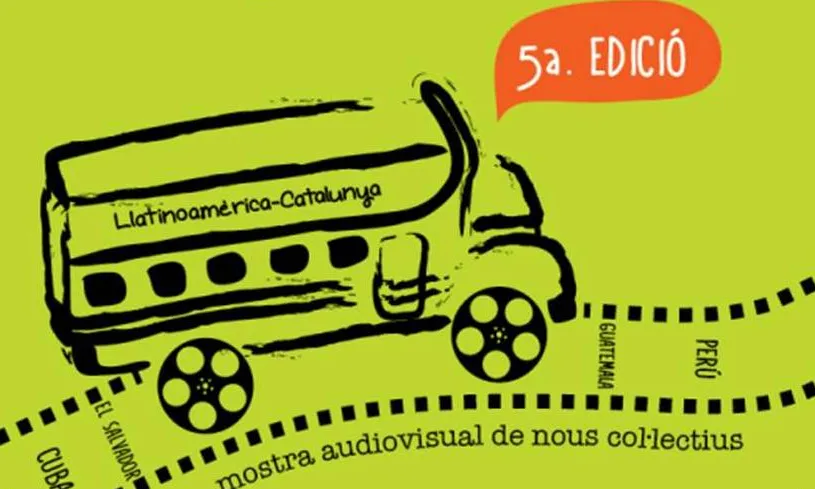 Cartell de la mostra audiovisual Llatinoamèrica projecCAT 2013