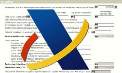 Imatge web Agència Tributària