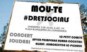 El concert tindrà lloc a la Plaça Blanquerna de Barcelona.