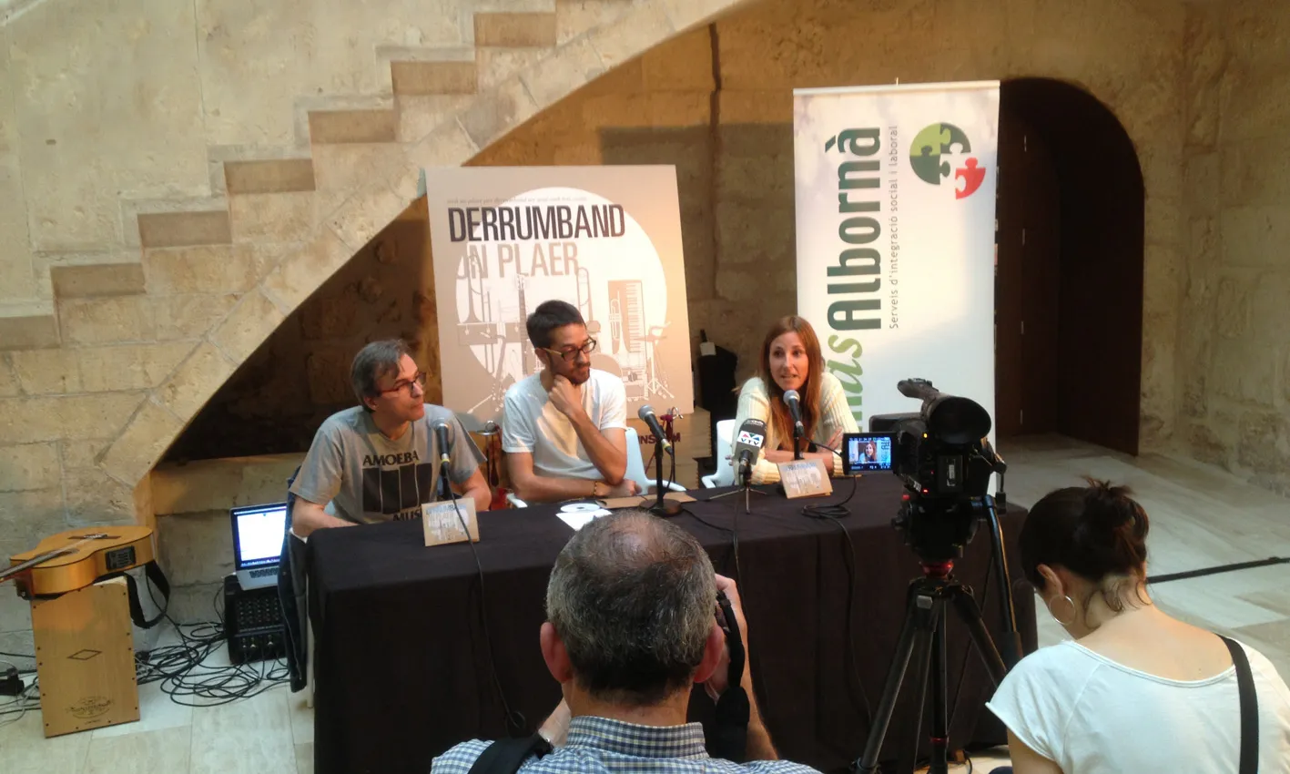 Presentació del disc de Derrumband amb la Fundació Mas Albornà