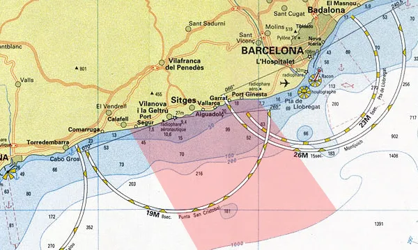 L'àrea d'estudi és entre Castelldefels (Barcelona) i Cunit (Tarragona)