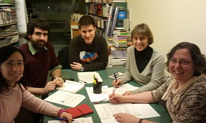 La primera trobada entre viquipedistes i l'actual Cap del Servei de Biblioteques