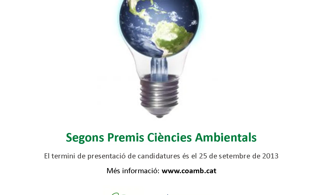 Cartell dels Segons Premis Ciències Ambientals