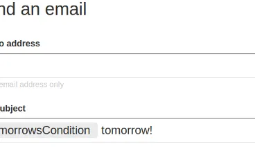 Es pot configurar accions quan s'ha complert una condició.
