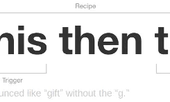 L'esquema de la recepta es format per triggers, canals i accions.
