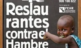 Imatge cartell Restaurants contra la fam. Font: web Acció contra la fam  