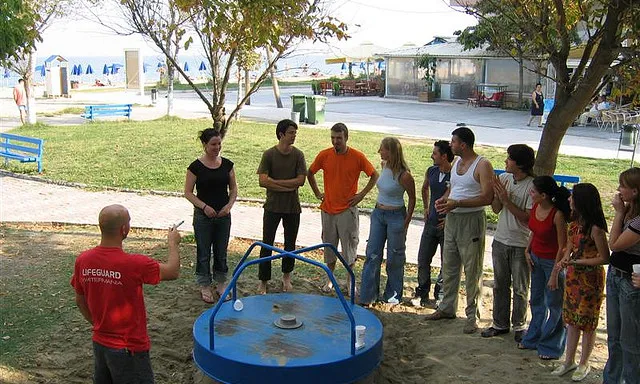 Sessió de formació dels voluntaris SVE a Grècia, setembre 2005 (Font:flickr.com)