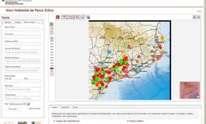 El Visor Ambiental de Parcs Eòlics