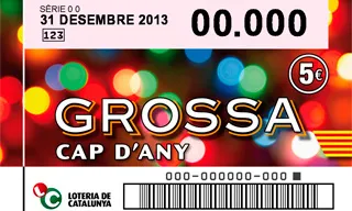 Imatge bitllet de la Grossa de Nadal