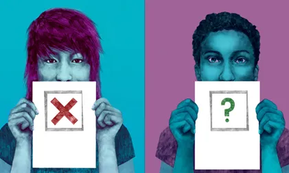 Imatge de la campanya "Vote at 16" del Fòrum Europeu de la Joventut