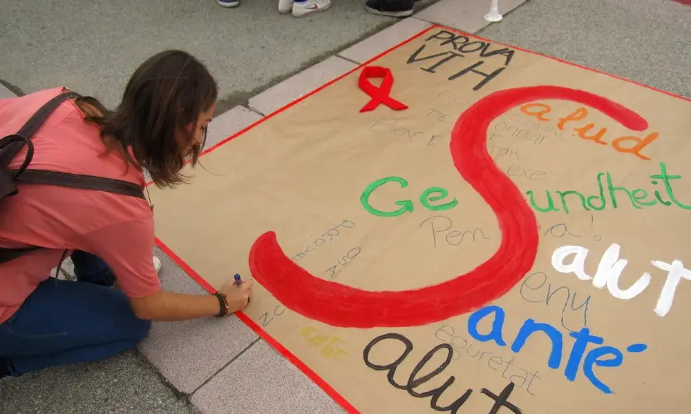 Dia de la prova gratuita del VIH a la UAB, 2012 (Font: FAS) 