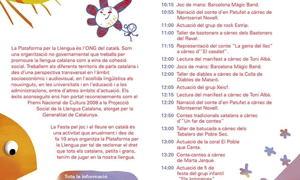 Programa de la Festa