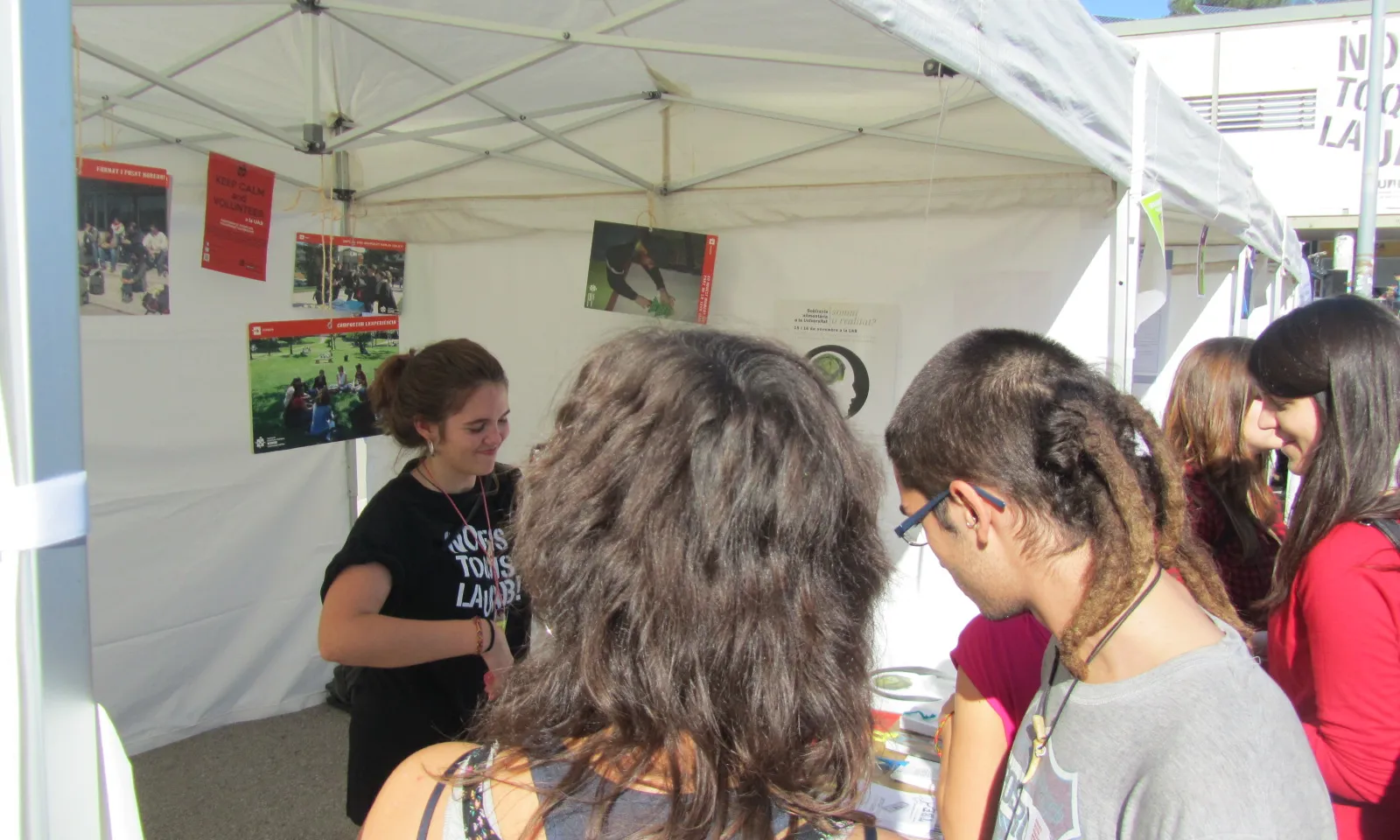 Paradeta de la FAS a la FM de la UAB (Font: FAS) 