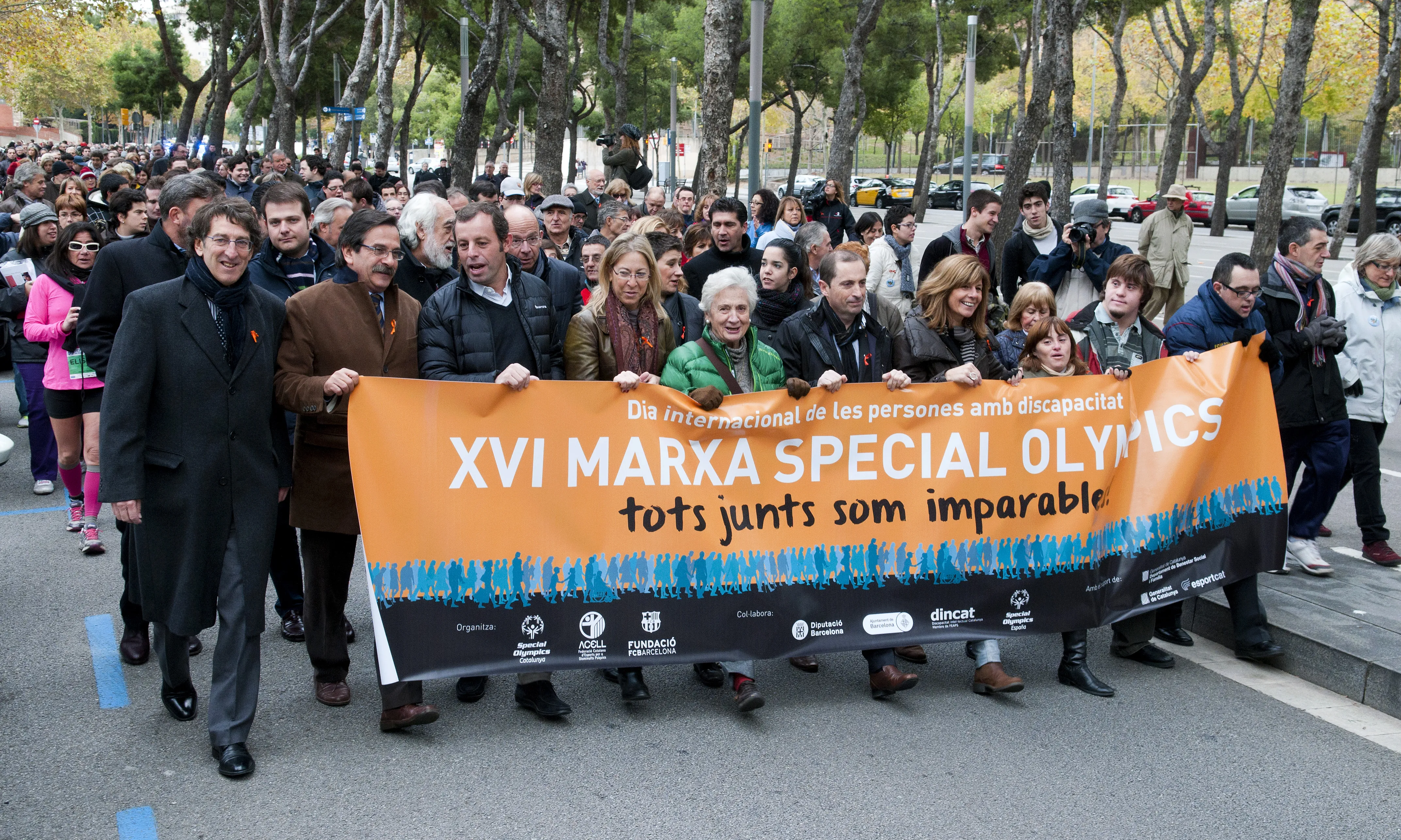 La Marxa Special Olympic,16a edició el dia 24 de novembre a Barcelona