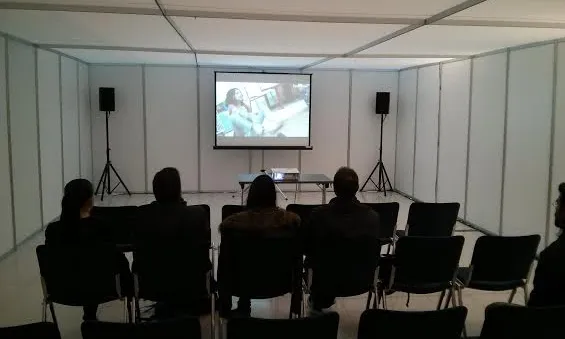 Sala de projeccions de vídeo