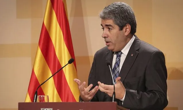 Conseller Francesc Homs a la roda de premsa