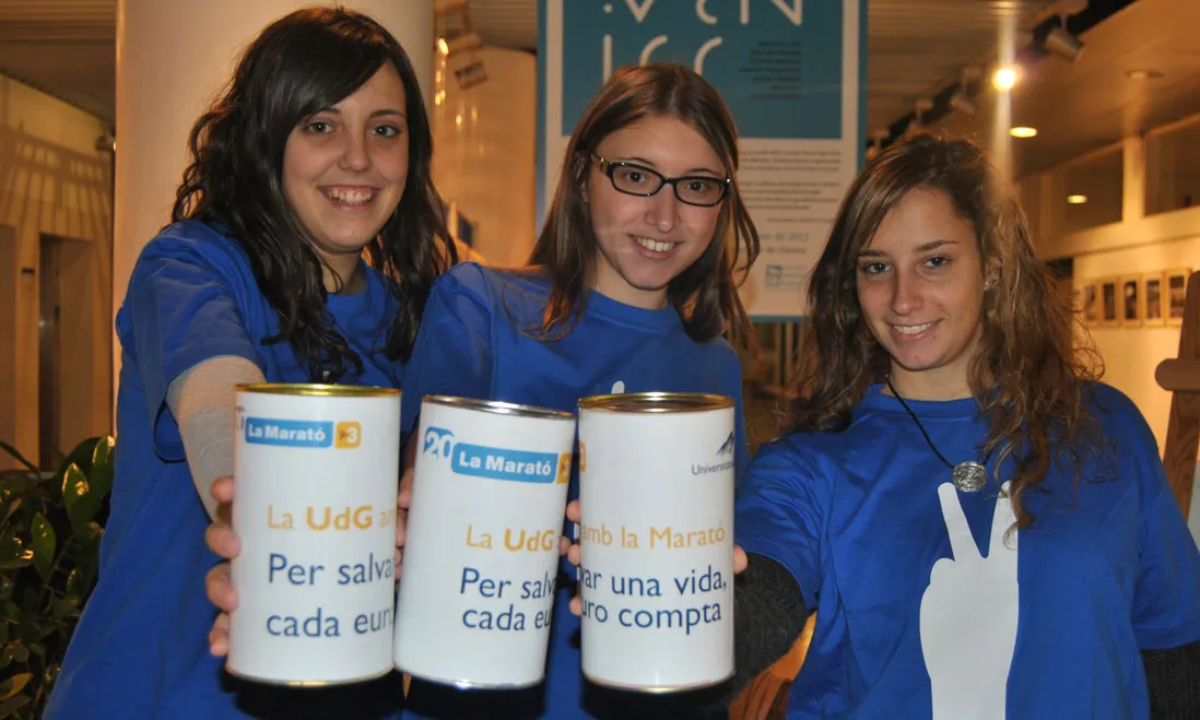 Grup de voluntàries a la UdG (Font: UdG)
