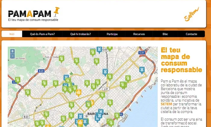 Pam a Pam, el mapa de consum responsable de Barcelona