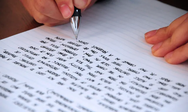 Writing. Font: jjpacres (Flickr)