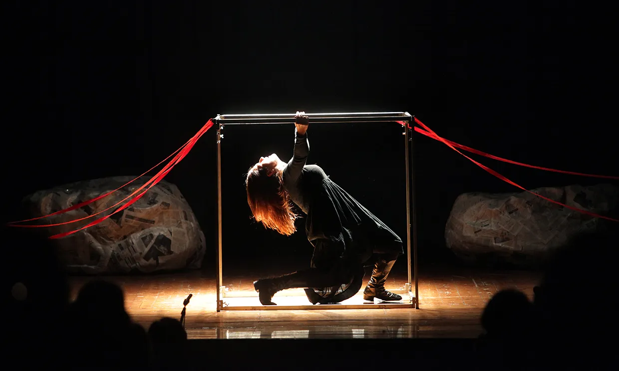 L'actriu Meritxell Esturo en una escena de 'La Força'