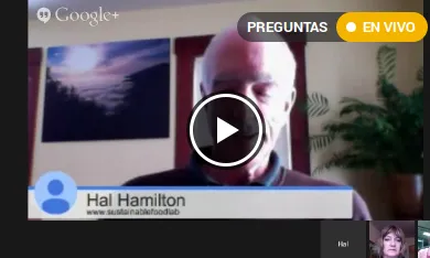 Un Hangouts en directe permet enviar preguntes al conferenciant.