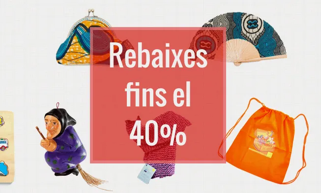 Bànner dissenyat per a la promoció de Rebaixes