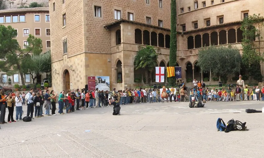 Celebració del Centenari de l'Escoltisme a Montserrat (2007).