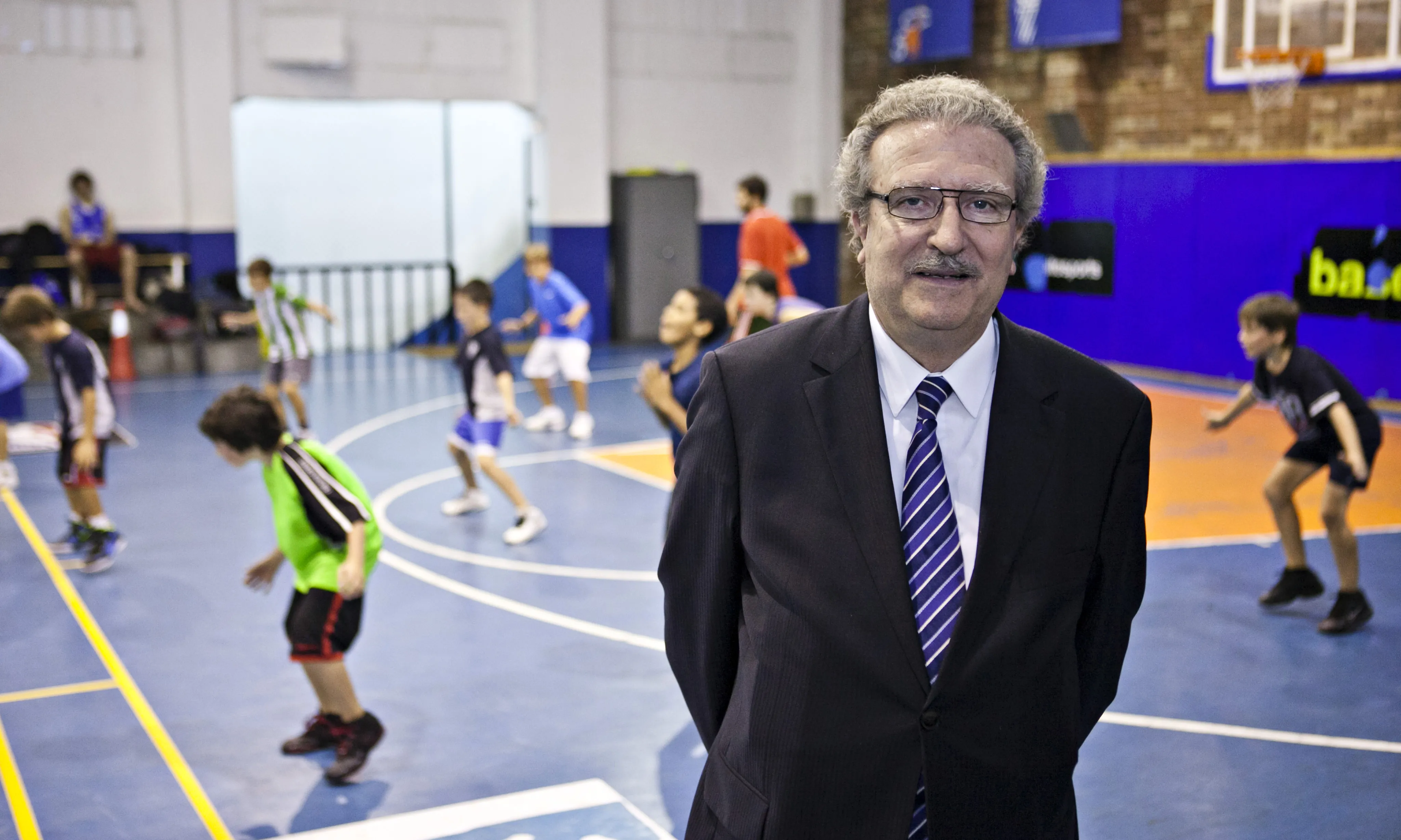 Joan Fa, president de la FCBQ en un entrenament. Autor Toni Galitó