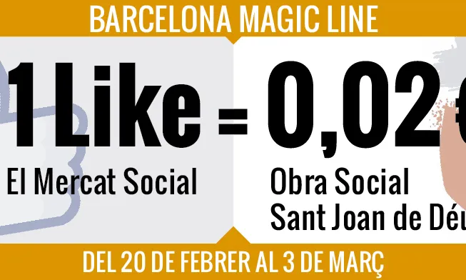 1Like El Mercat Social = 0,02 € Obra Social Sant Joan de Déu