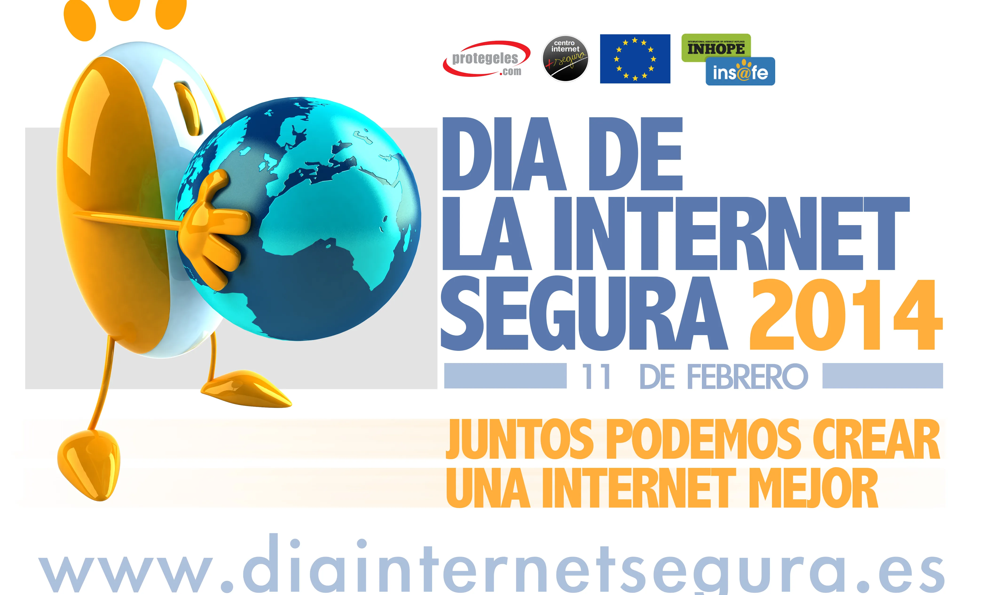 Logotip en castellà del Dia Mundial de la Internet Segura 2014