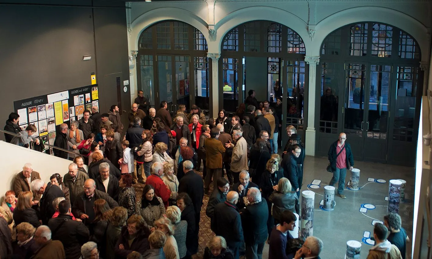 Vestíbul del teatre de l'Ateneu Igualadí