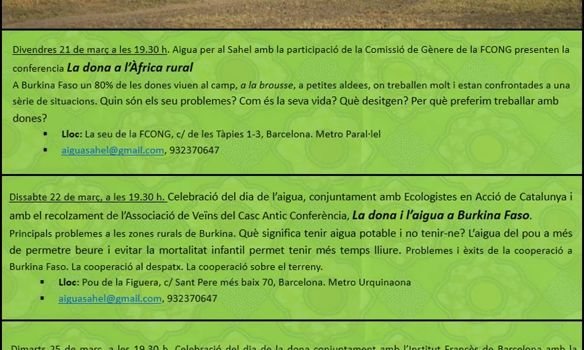Dona, Àfrica rural i aigua