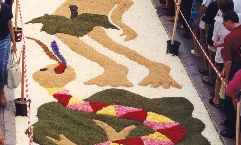 Una catifa de flors pel Corpus 2011 de Sitges